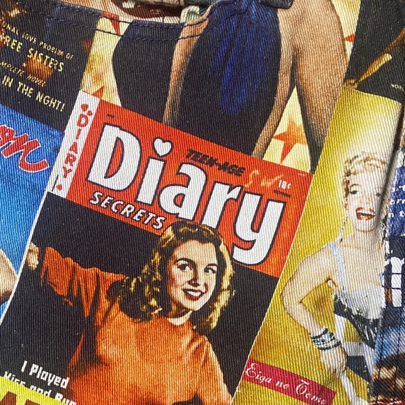 Marilyn Monroe all over print jeans  W/31 L/29 - Picture 4 of 11
